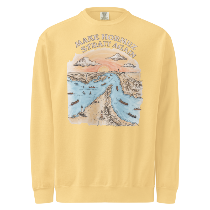 Strait of Hormuz Crewneck — Butter