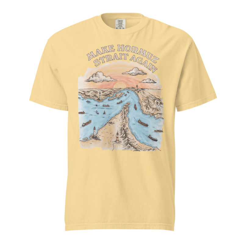 Strait of Hormuz Tee (CC) — Butter