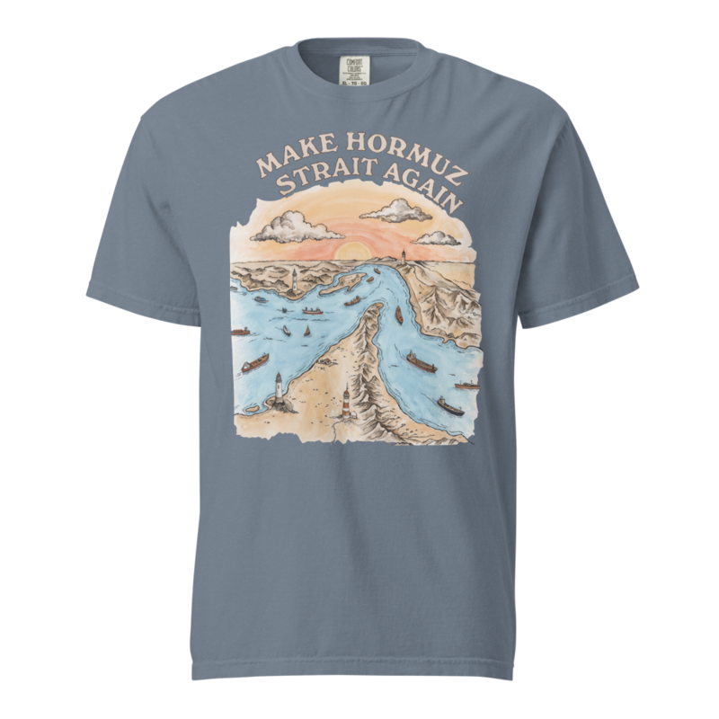 Strait of Hormuz Tee (CC) — Blue Jean